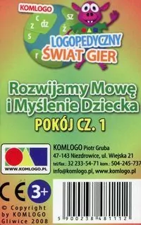 Pokój. Rozwijamy mowę i myślenie. Cz.1. Karty - tantis.pl