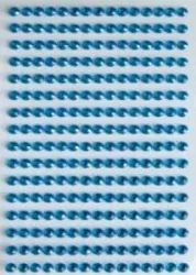 Dżety samoprzylepne niebieskie 6mm, 140 sztuk