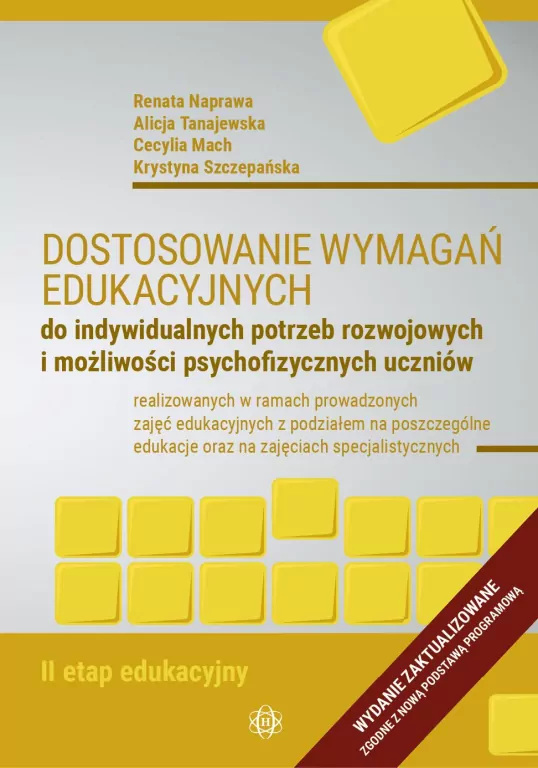 Dostosowanie wymagań edukacyjnych - II etap edukacyjny - tantis.pl