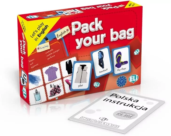 Pack your bag. Gra językowa. Angielski - tantis.pl