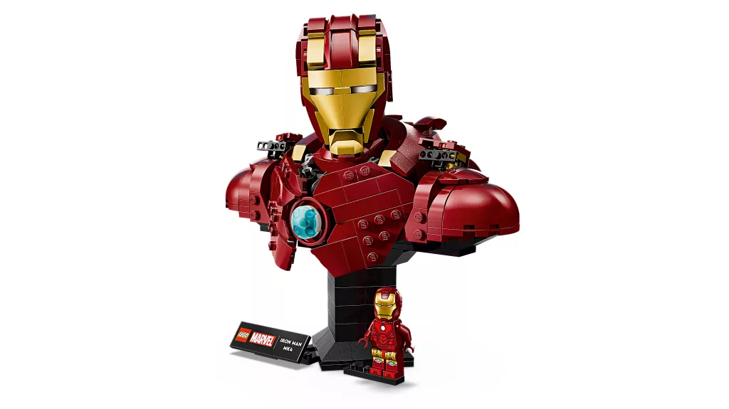 LEGO® Marvel. Popiersie Iron Mana MK4 76327 - tantis.pl