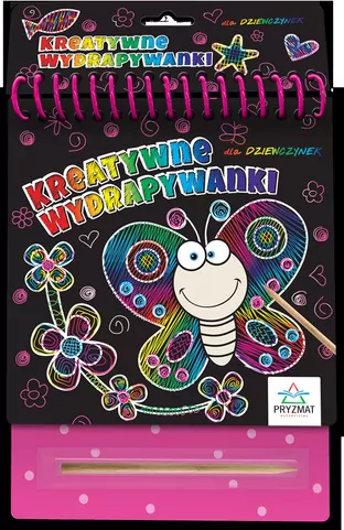 Kreatywne wydrapywanki dla dziewczynek - tantis.pl