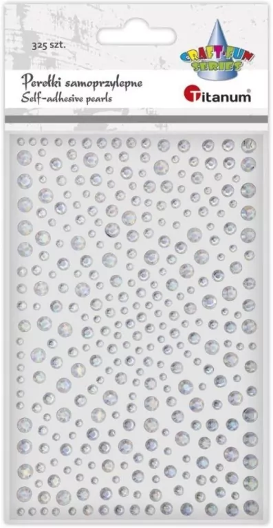 Kryształki samoprzylepne Okrągłe srebrne - tantis.pl