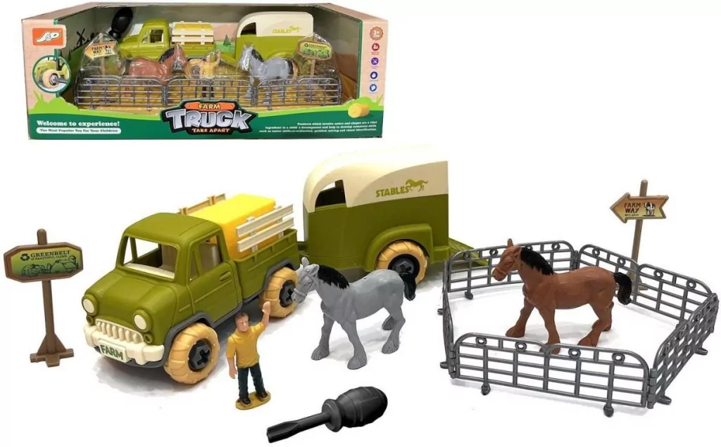 Traktor do skręcania z przyczepą - tantis.pl