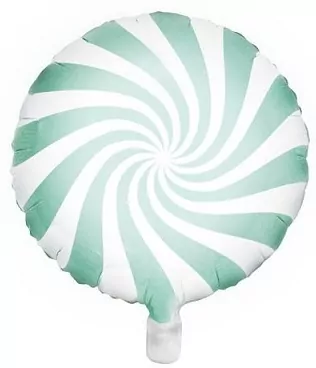 Balon foliowy Cukierek miętowy 35cm - tantis.pl