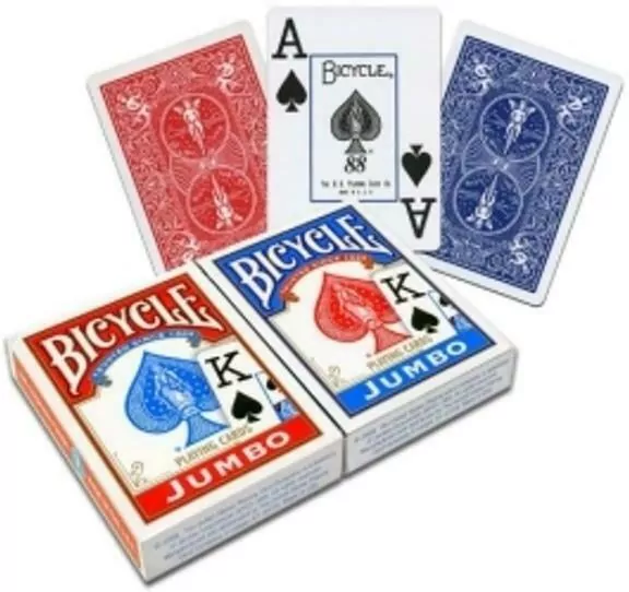 Karty Jumbo Index RB 2 talie Bicycle - tantis.pl