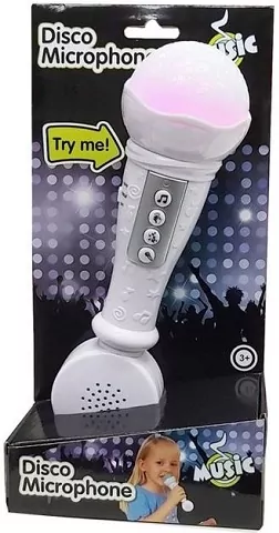 *****Mikrofon Disco z bateriami 10524 - tantis.pl