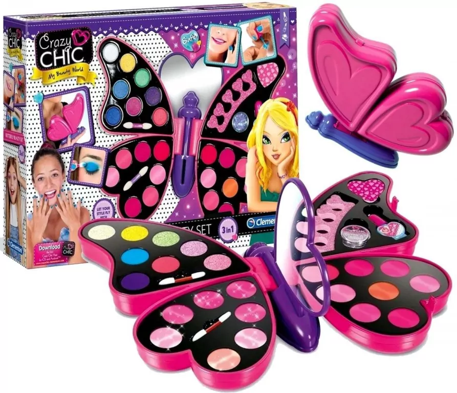 Crazy Chic. Motyl. Zestaw do makijażu - tantis.pl