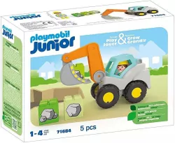 Koparka. Zestaw z figurką Junior 71684