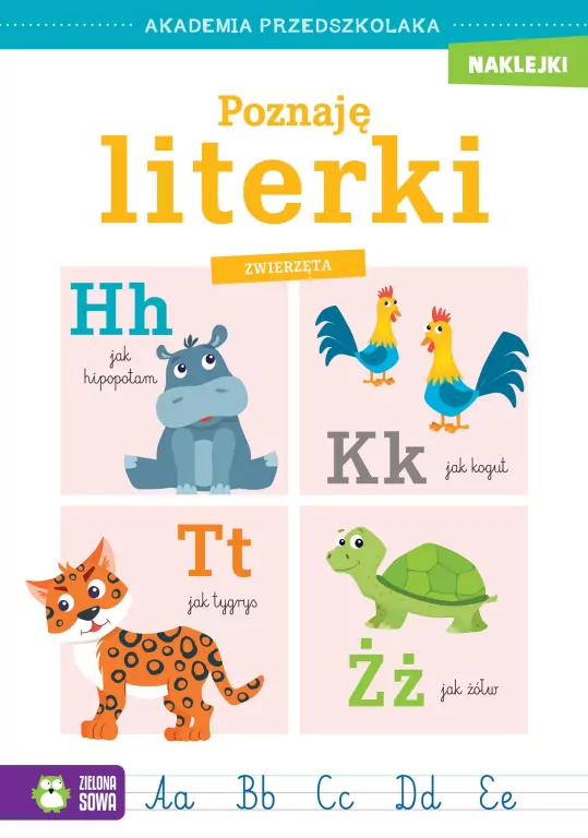 Akademia przedszkolaka. Poznaję literki. Zwierzęta - tantis.pl