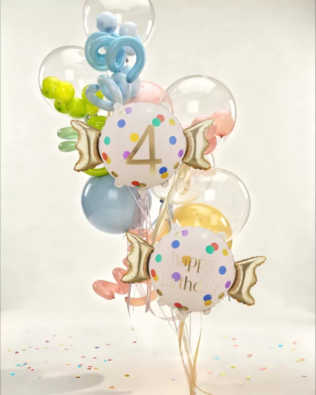 Balon foliowy Cukierek 4 61x37cm - tantis.pl