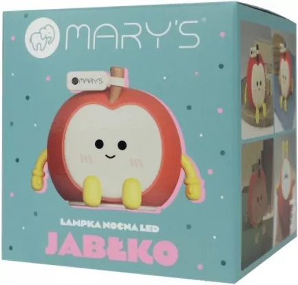 Lampka nocna LED. Jabłko - tantis.pl