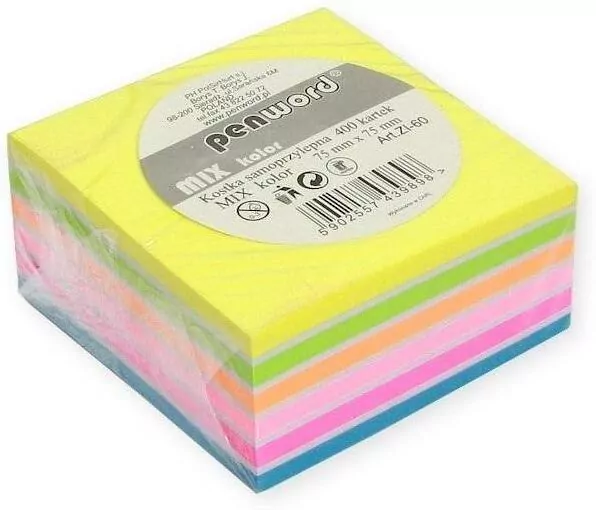Kostka biurowa mix 75x75 400K - tantis.pl