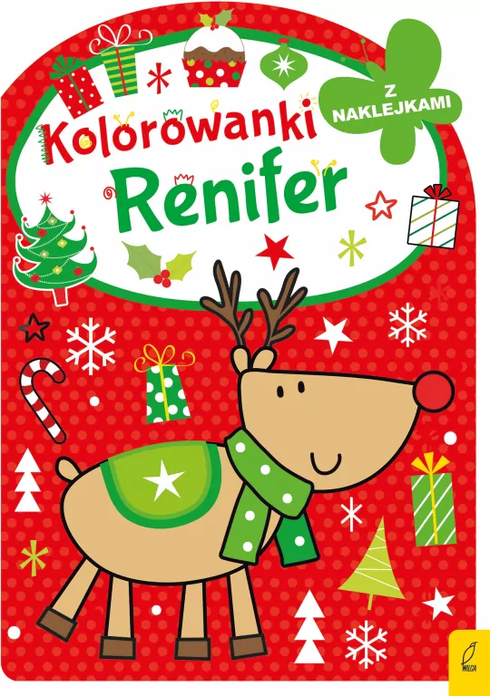Kolorowanka z naklejkami. Renifer - tantis.pl