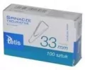 Paczka Spinacze biurowe trójkątne 33 mm 100 szt 10 sztuk - tantis.pl