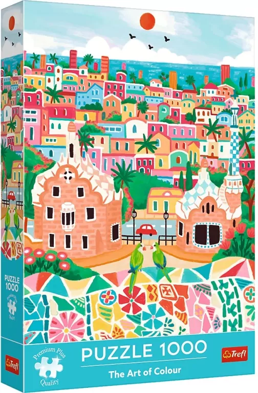 Trefl. Puzzle 1000. Barcelona, Hiszpania - tantis.pl