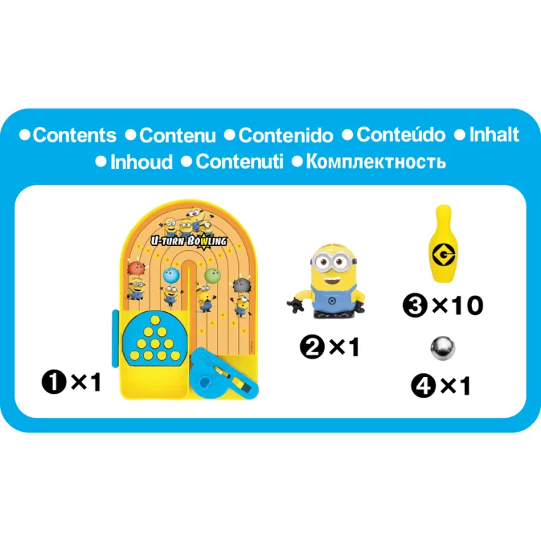 Zakręcone kręgle. Gra Minionki - tantis.pl