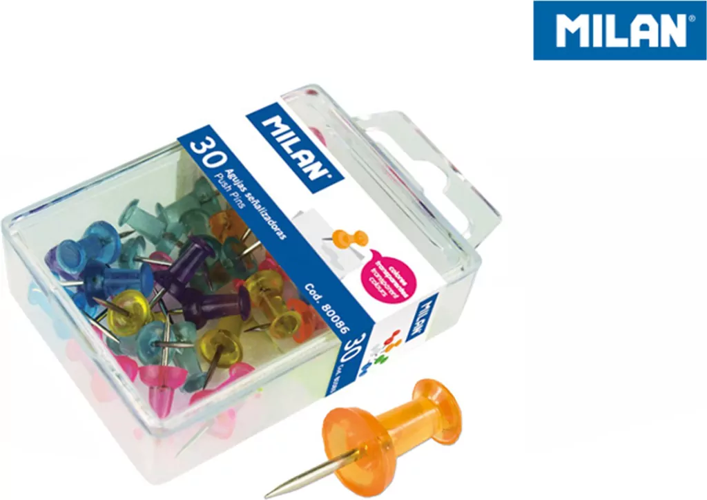 Kołki (pinezki do tablic korkowych) MILAN - tantis.pl