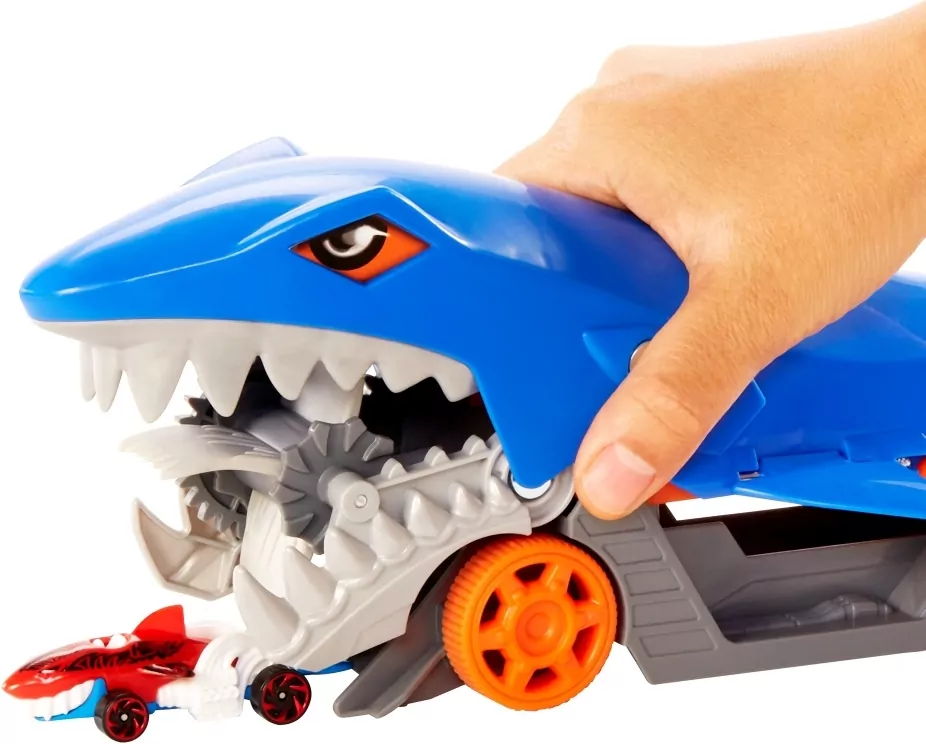 Mattel. Hot Wheels CITY Rekin transporter GVG36 - tantis.pl