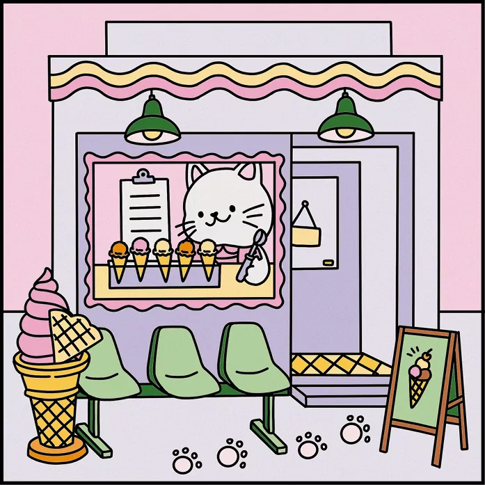 Słodkie sklepiki. Sweet & cozy coloring - tantis.pl