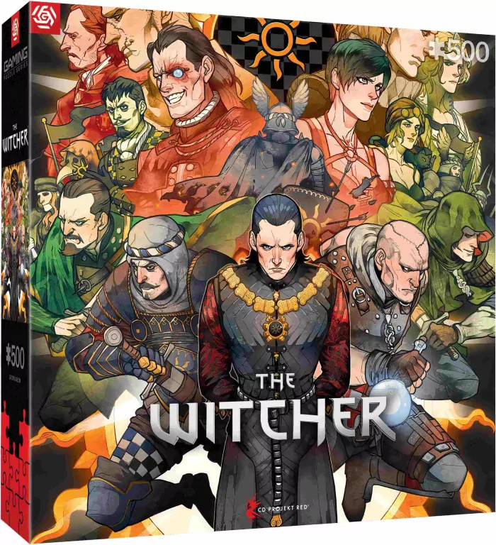 Puzzle 500. Gaming. The Witcher Nilfgaard - tantis.pl