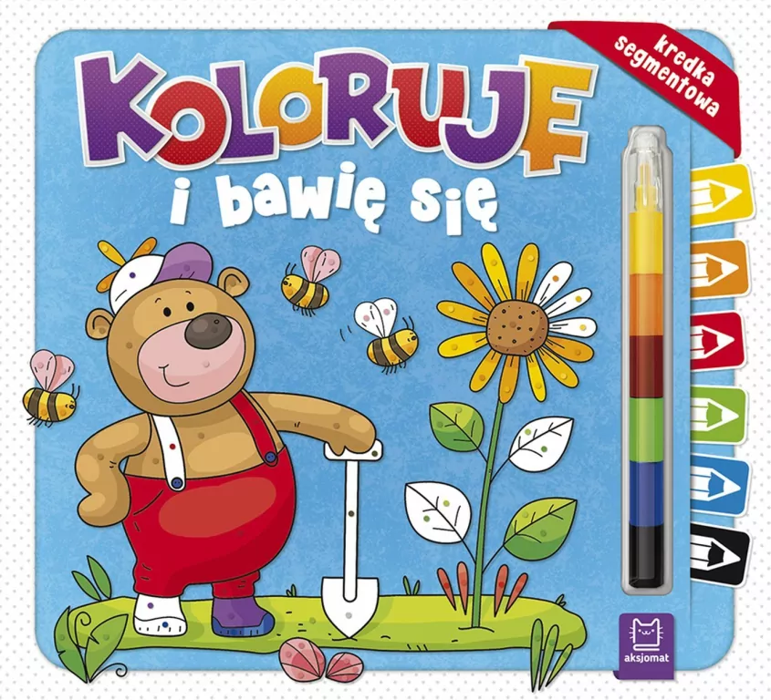 Koloruję i bawię się. Kredka segmentowa - tantis.pl