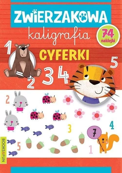 Zwierzakowa kaligrafia. Cyferki - tantis.pl