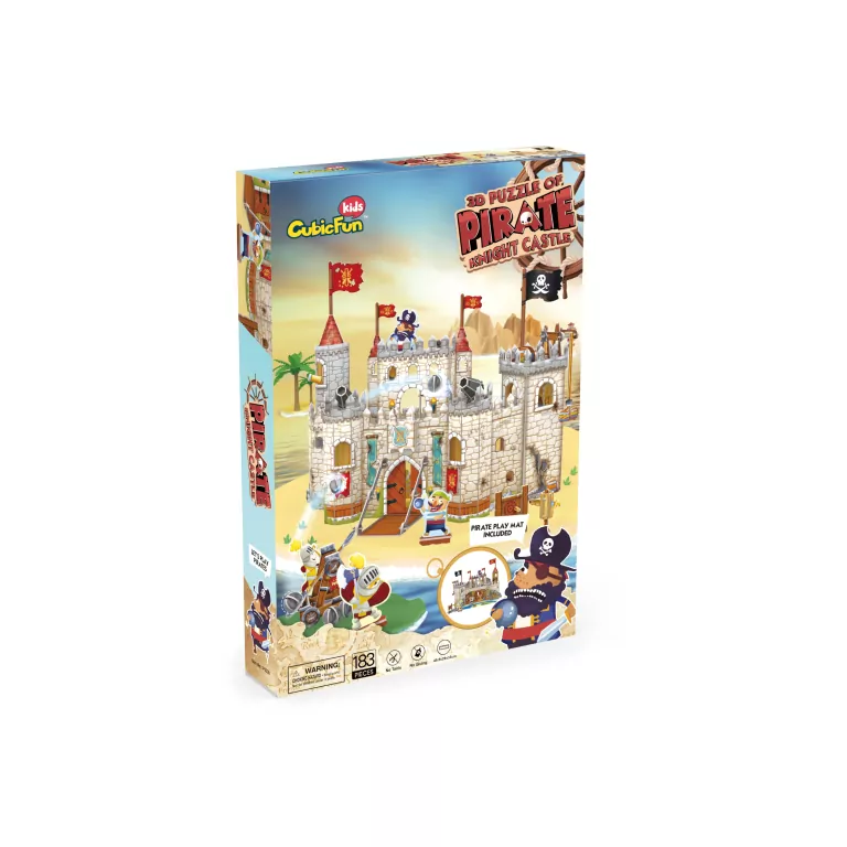 Cubic Fun. Puzzle 3D. Zamek piratów - tantis.pl