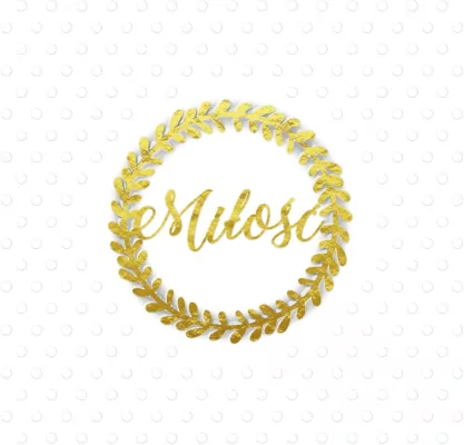 Karnet KW Tłoczenie Ślub MIłość