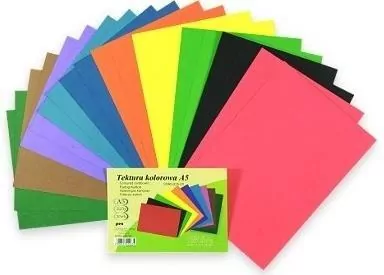 Tektura A5 kolorowa mix - tantis.pl