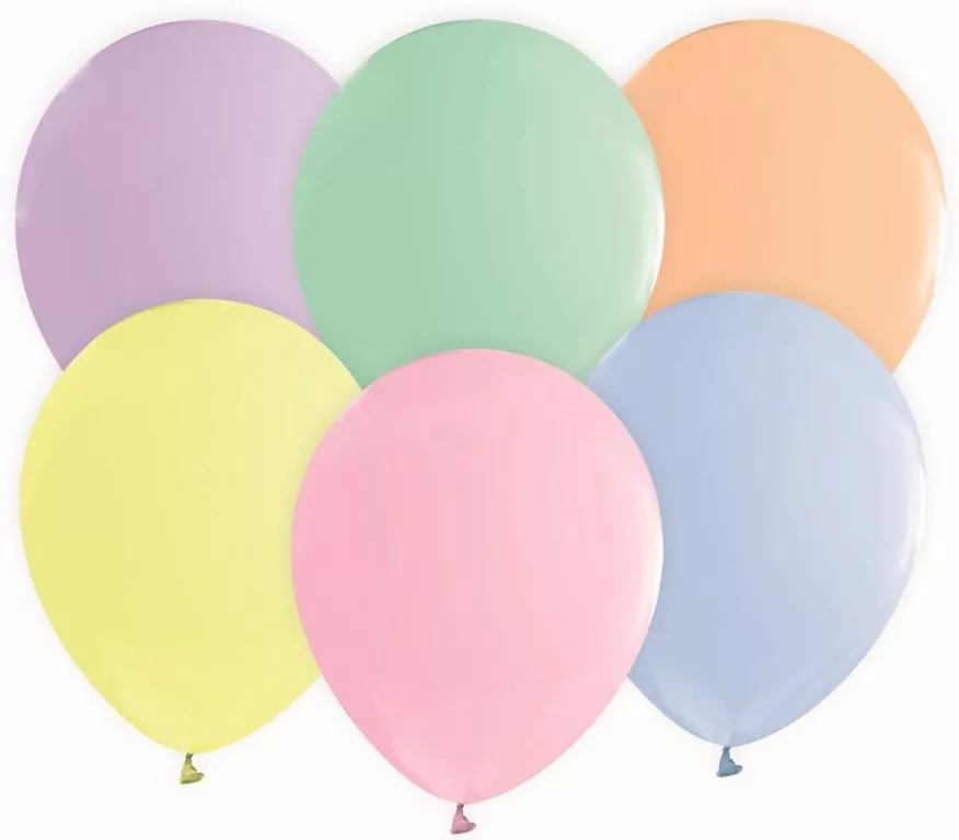 Balony makaroniki Beauty&Charm MIX 30cm 50szt - tantis.pl