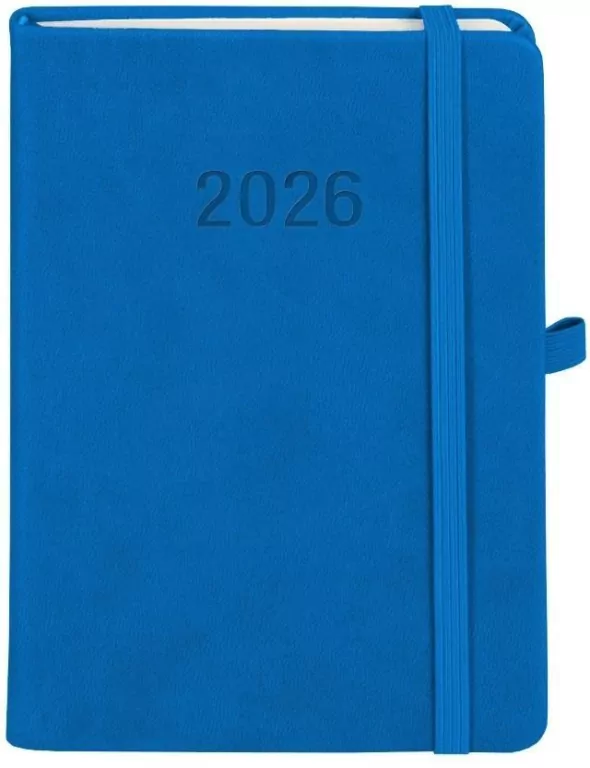 Kalendarz 2026 B6 Memofix TDW niebieski - tantis.pl