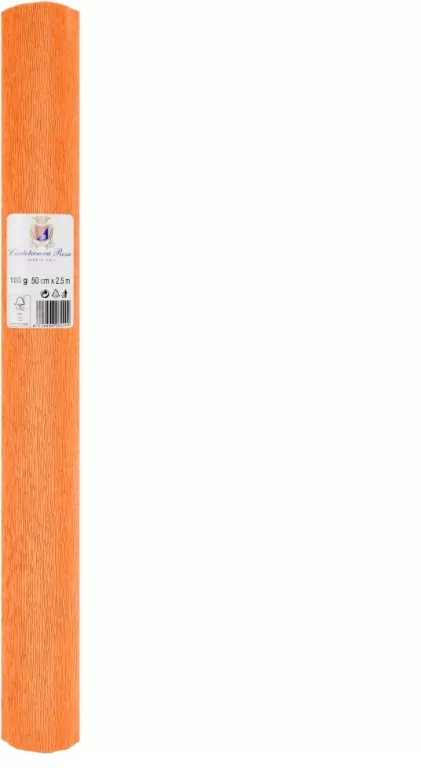 Krepina 50x250cm 180g mandarynka - tantis.pl