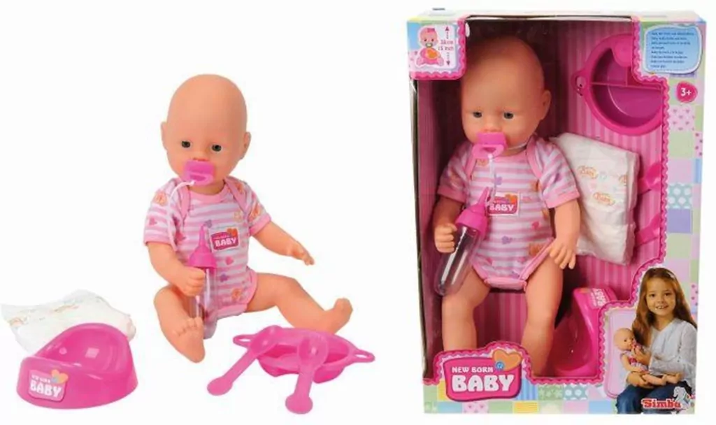 Lalka z akcesoriami New Born Baby - tantis.pl