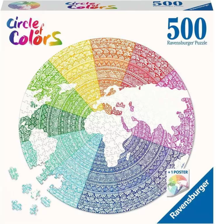 Puzzle 500 Mandala - tantis.pl