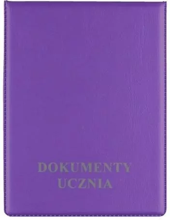 Okładka na dokumenty ucznia pion violet - tantis.pl