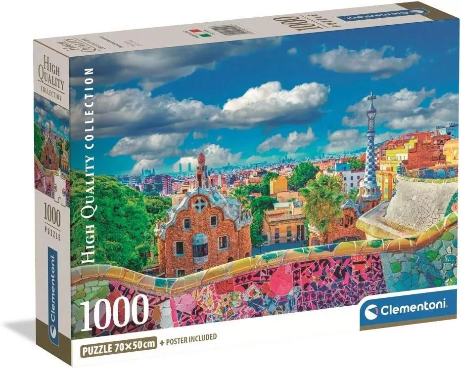 Puzzle 1000 Park Guell, Barcelona - tantis.pl