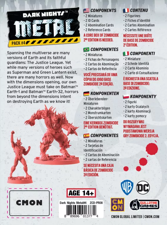 Zombicide: 2 ed. Dark Nights Metal Pack 4 - tantis.pl