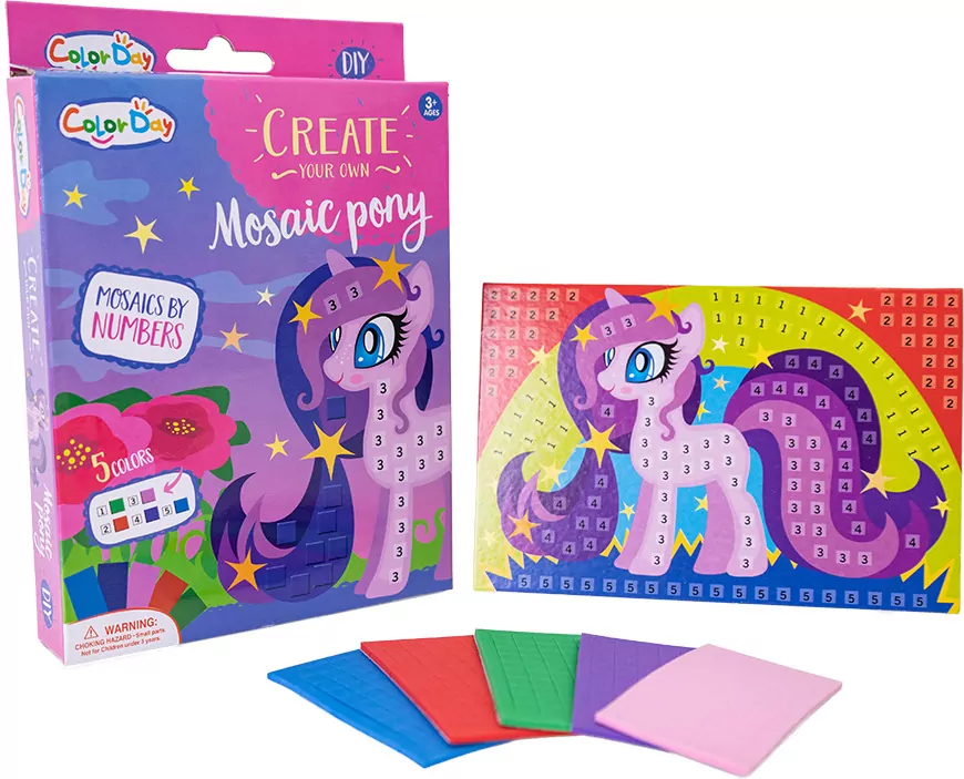 Wyklejanka po numerach. Kucyk - tantis.pl