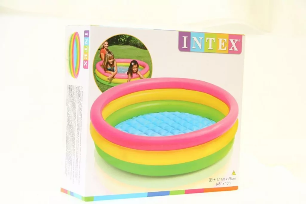 Intex. Brodzik kolorowy 144cm - tantis.pl