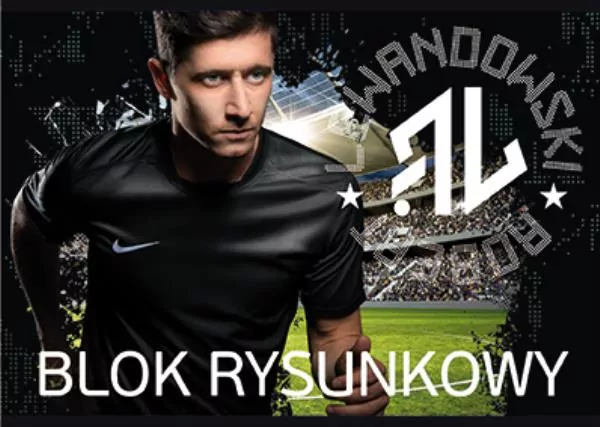 Blok rysunkowy A4/20K Robert Lewandowski - tantis.pl