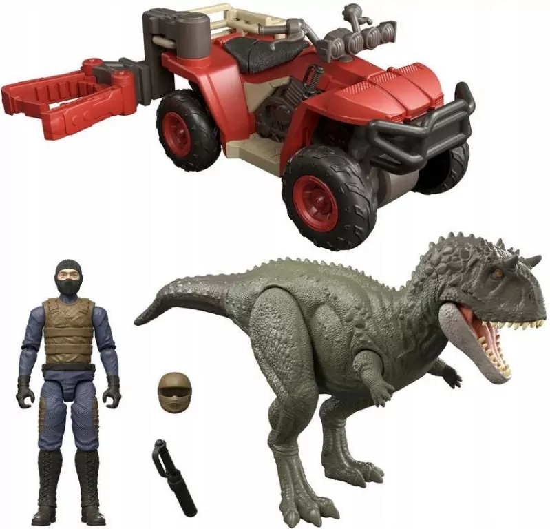 Jurassic World Dinozaur i pojazd terenowy - tantis.pl