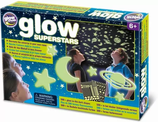 Naklejki na ścianę. Brainstorm. Świecące gwiazdy