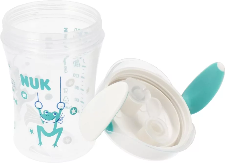 NUK. Trainer Cup. Kubek niekapek 230ml. 6 miesięcy. Żabki - tantis.pl