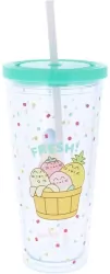 Pusheen Fruits Kubek z rurką