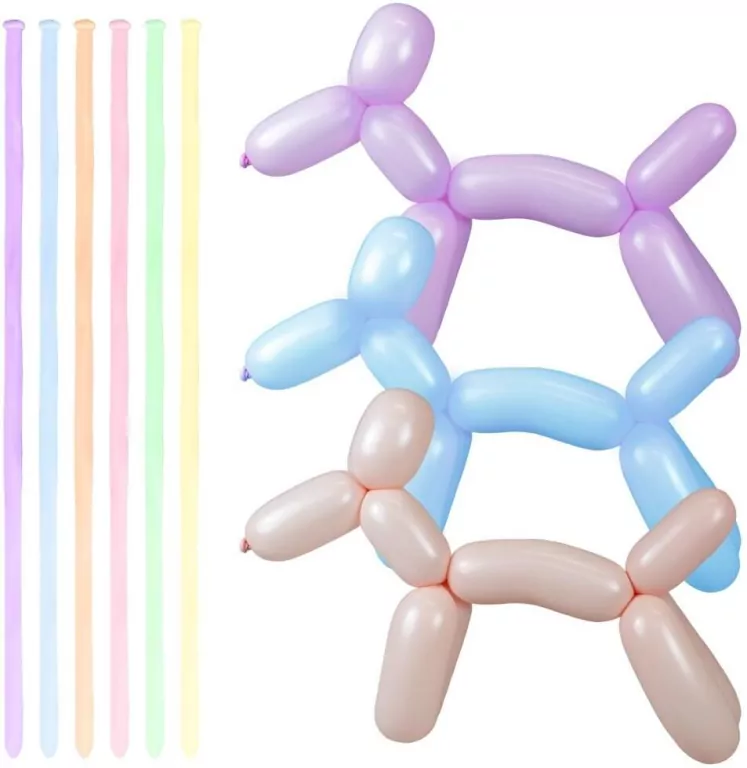 Balony do modelowania pastel makaroniki - tantis.pl