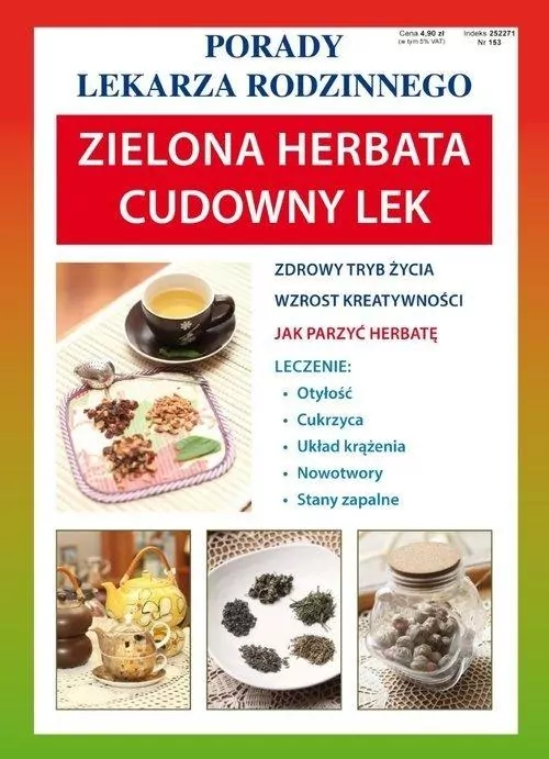 Zielona herbata Cudowny lek. Porady Lekarza Rodzinnego - tantis.pl