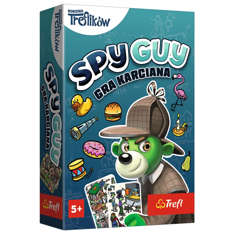Spy Guy. Rodzina Treflików. Gra karciana - tantis.pl