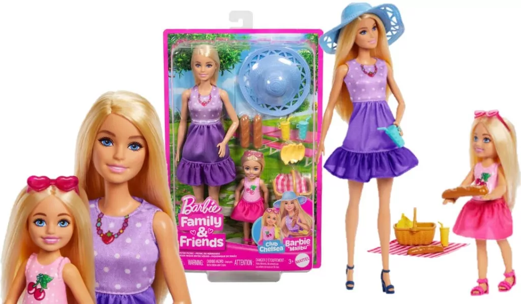 Barbie Family&Friends Siostry na pikniku - tantis.pl