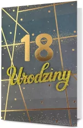 Karnet Urodziny Osiemnastka